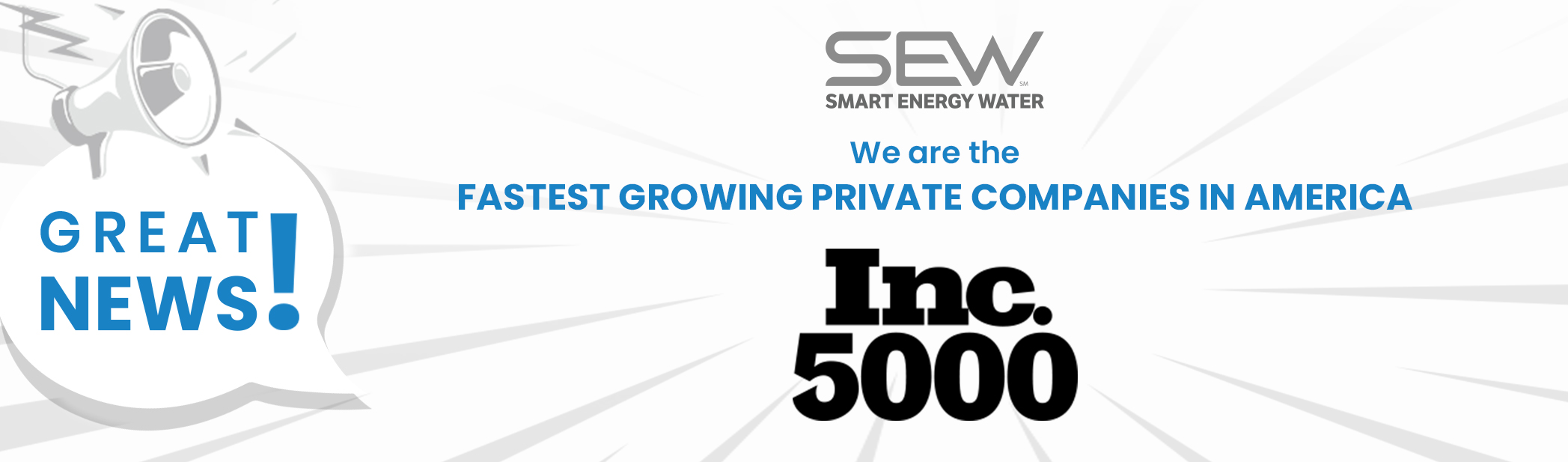 Smart Energy Water Joins the Elites INC 5000 List. Recognized as One of the Fastest-Growing Private Companies in America