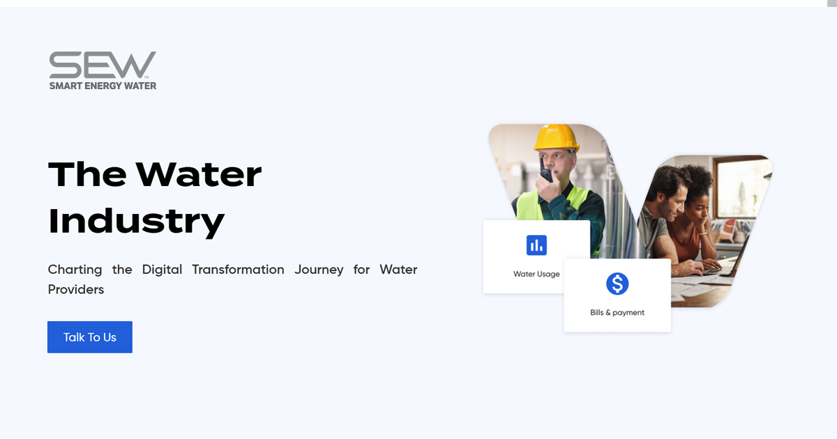 Smart Energy Water Digital Transformation Journey for Water Providers