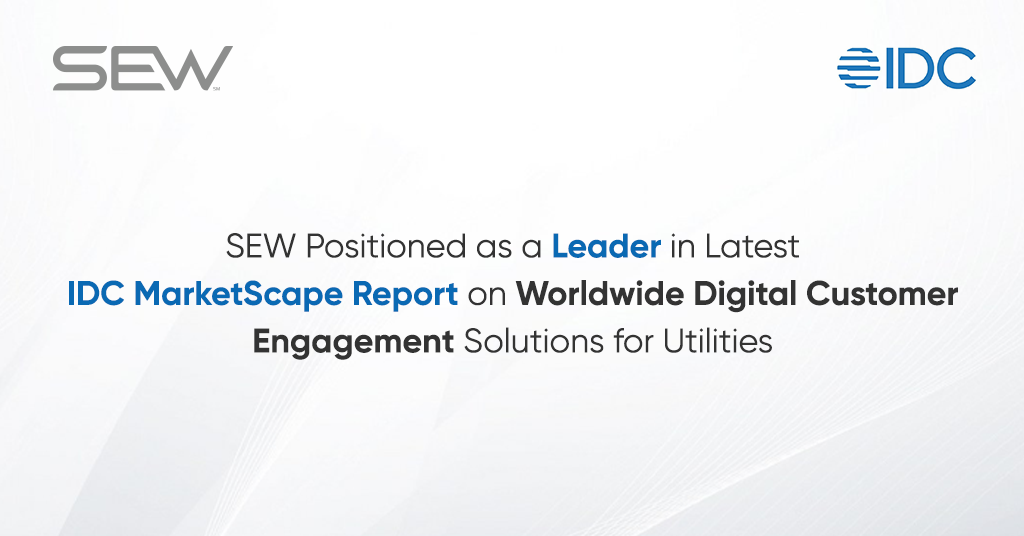 Smart Energy Water Positioned as a Leader in Latest IDC Marketspaces Report on Worldwide Digital Customer Engagement Solutions for Utilities