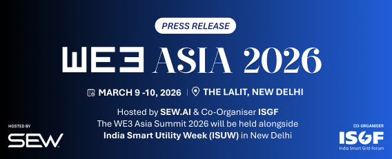 SEW.AI to Host WE3 Asia 2026 in New Delhi | CXO Summit on People + AI for Utilities
